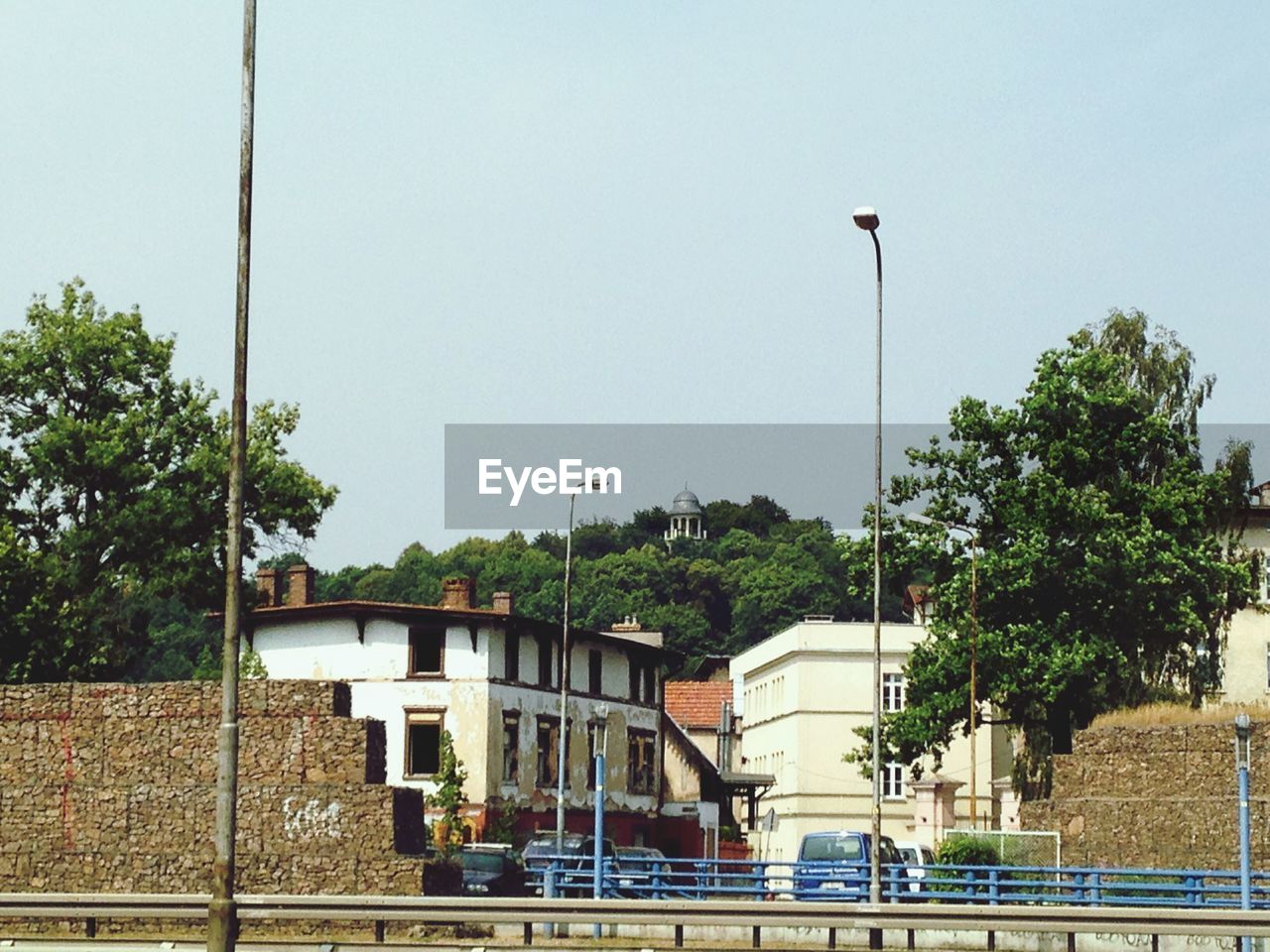 VIEW OF BUILDINGS AGAINST CLEAR SKY