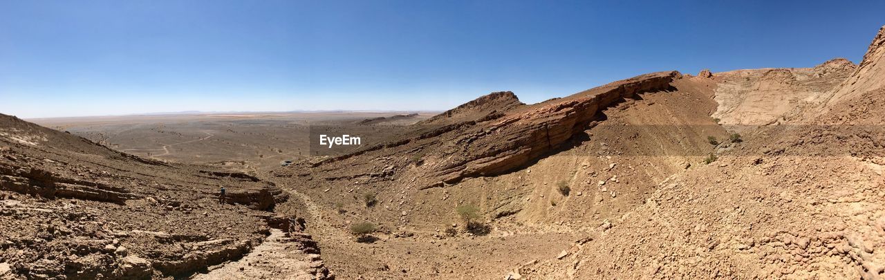 SCENIC VIEW OF MOUNTAIN AGAINST BLUE SKY