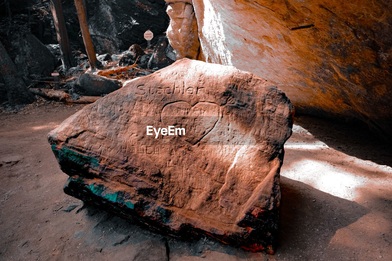 rock, wood, nature, no people, log, geology, outdoors, timber, day, tree