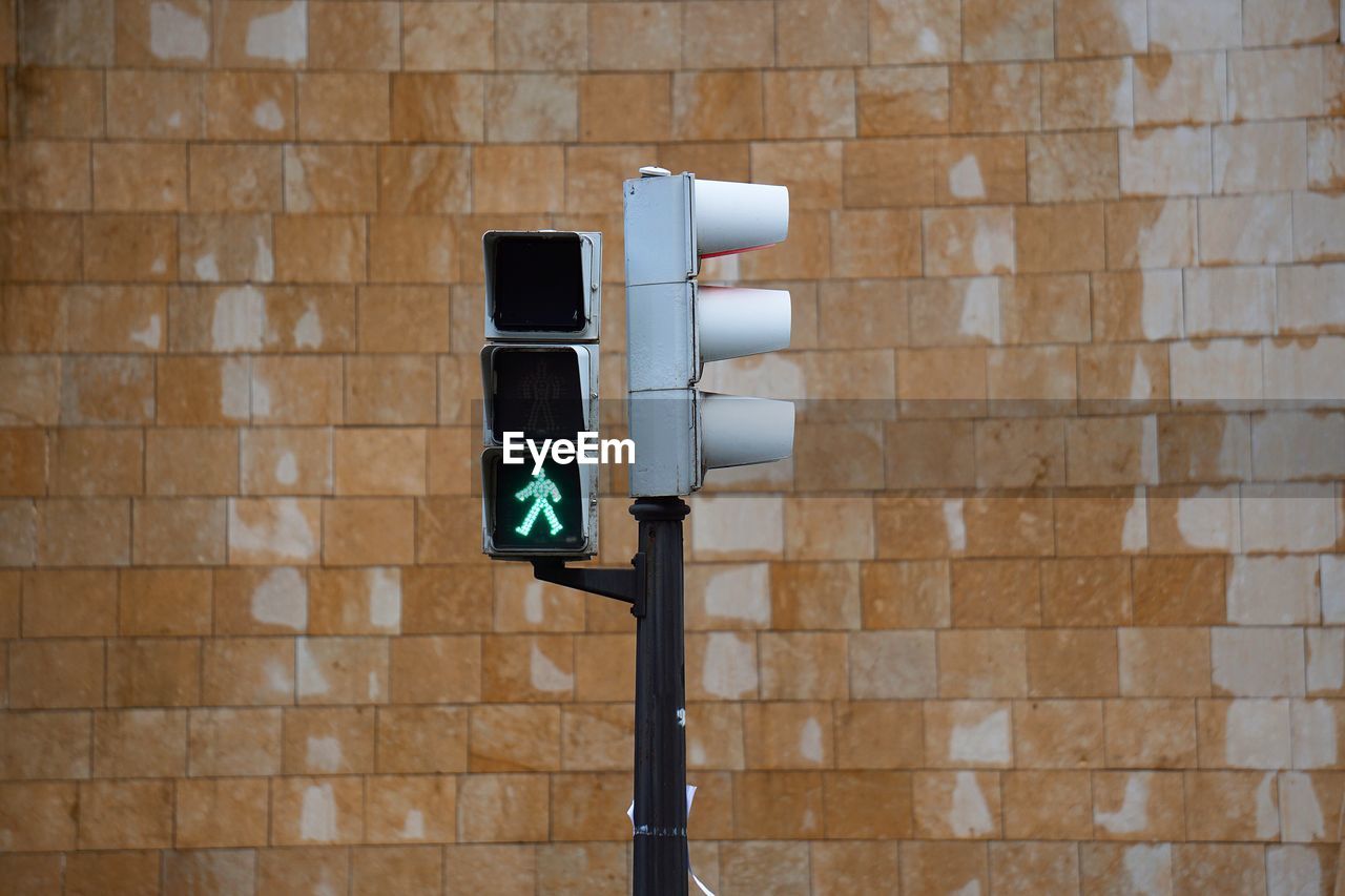 Traffic light in the street