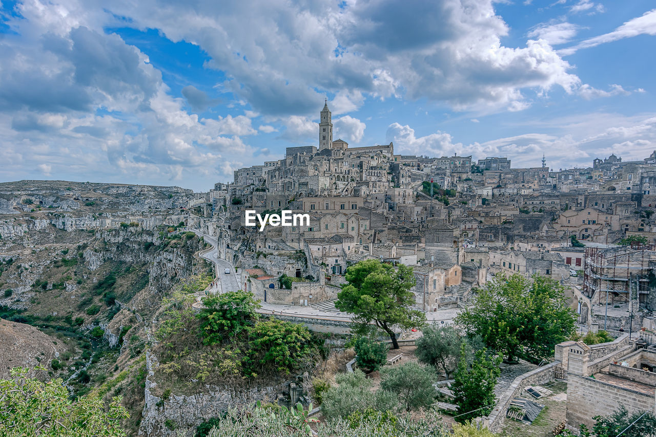 Matera is a city in the region of basilicata, in southern italy.