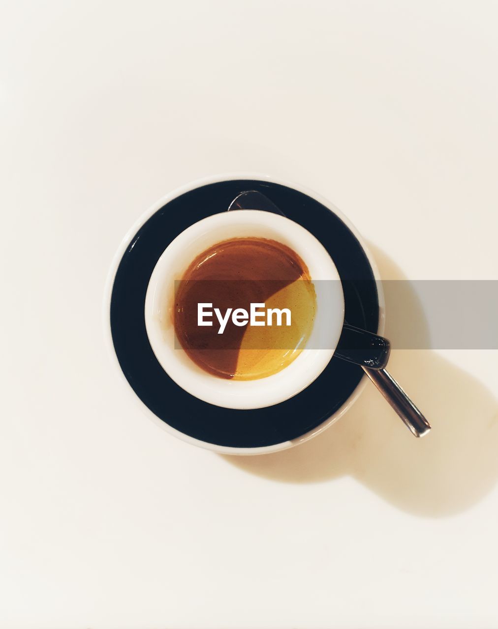 Close-up of coffee on white background