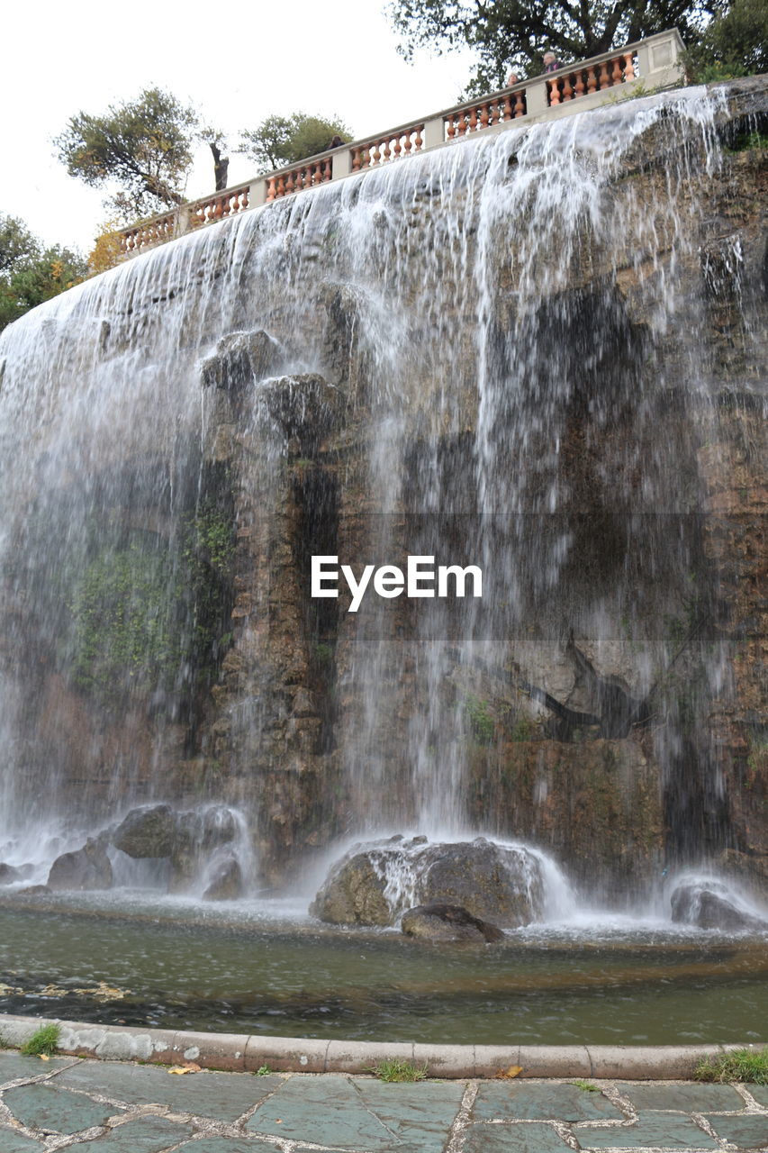 VIEW OF WATERFALL