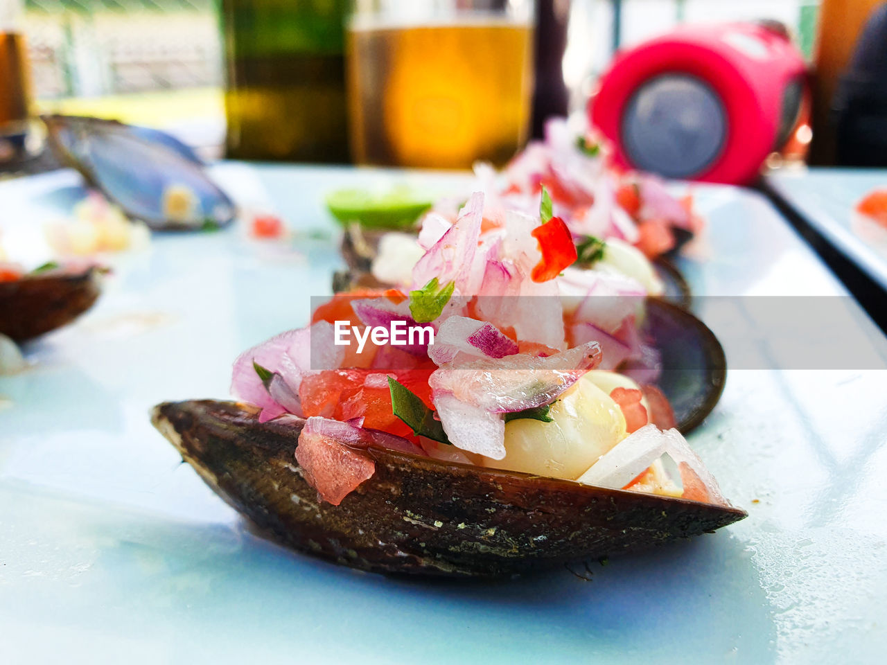 food and drink, food, dish, meal, cuisine, healthy eating, freshness, seafood, plate, no people, wellbeing, table, japanese food, indoors, asian food, lunch, brunch, focus on foreground, vegetable, fruit, close-up, sushi, selective focus, fish, still life, appetizer, culture