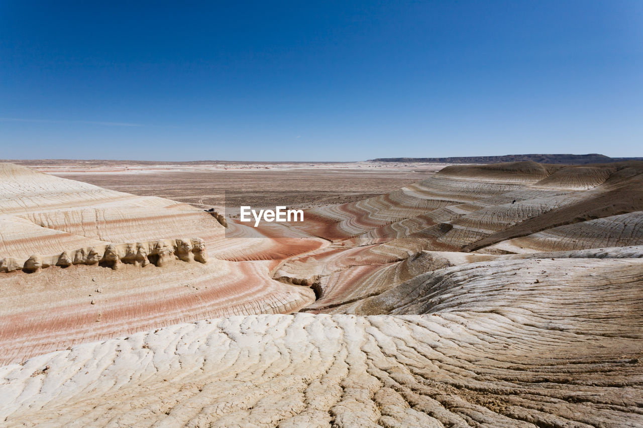 scenic view of desert against sky