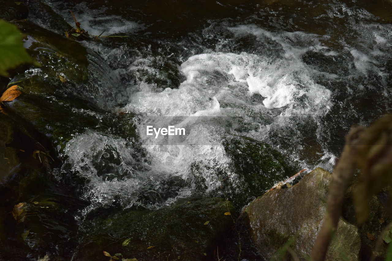 CLOSE-UP OF WATER FLOWING