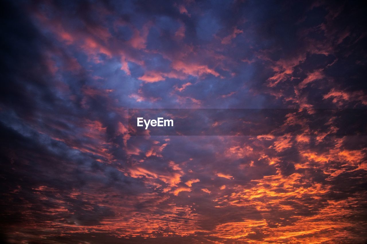 Low angle view of dramatic sky