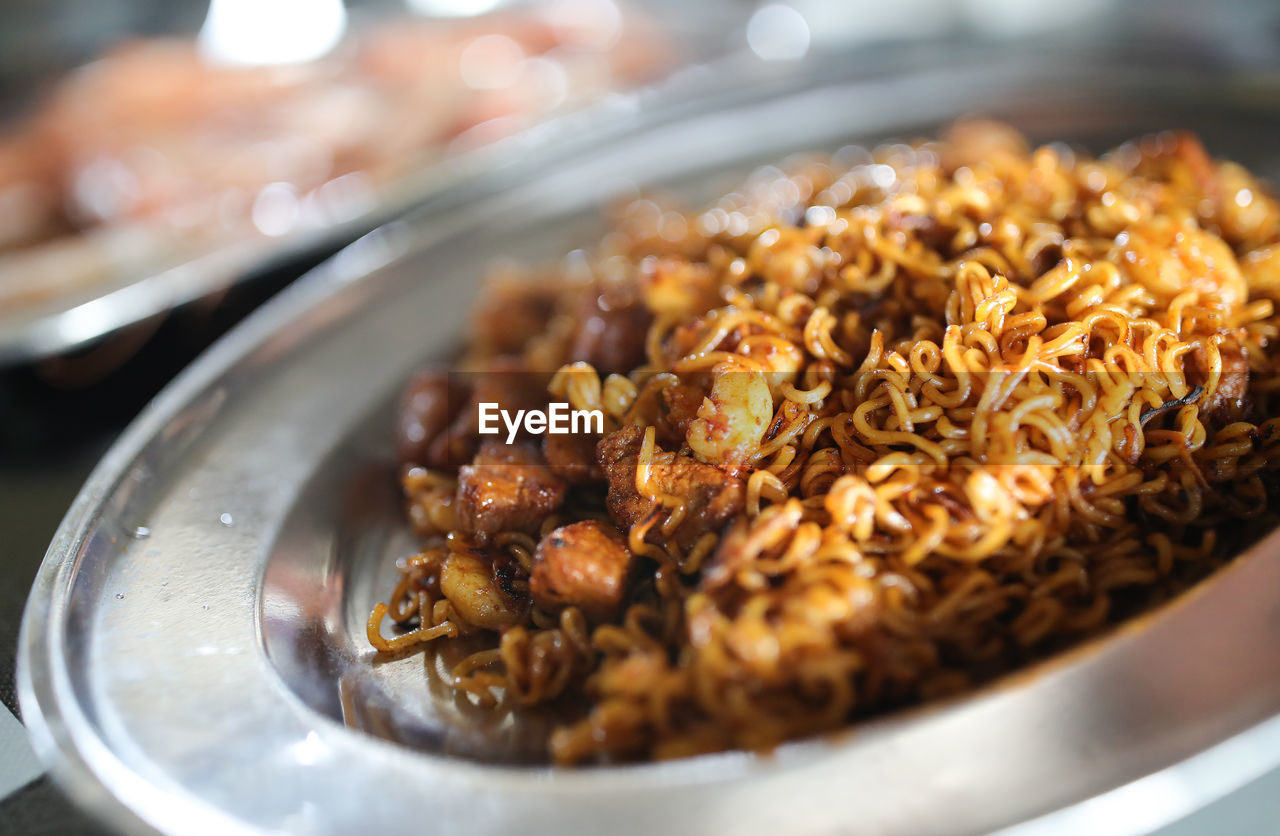 CLOSE-UP OF MEAL SERVED IN PLATE