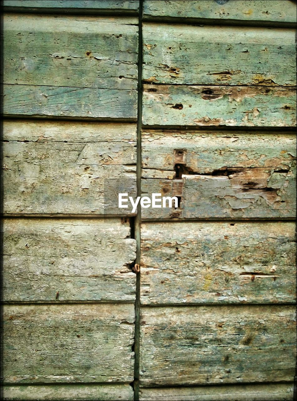 Detail shot of wooden wall