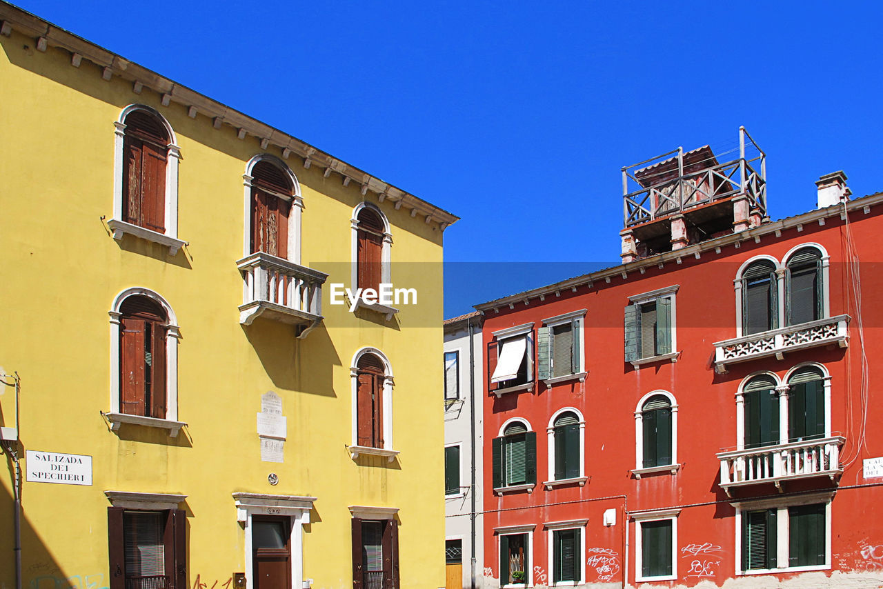 LOW ANGLE VIEW OF RESIDENTIAL BUILDING AGAINST SKY