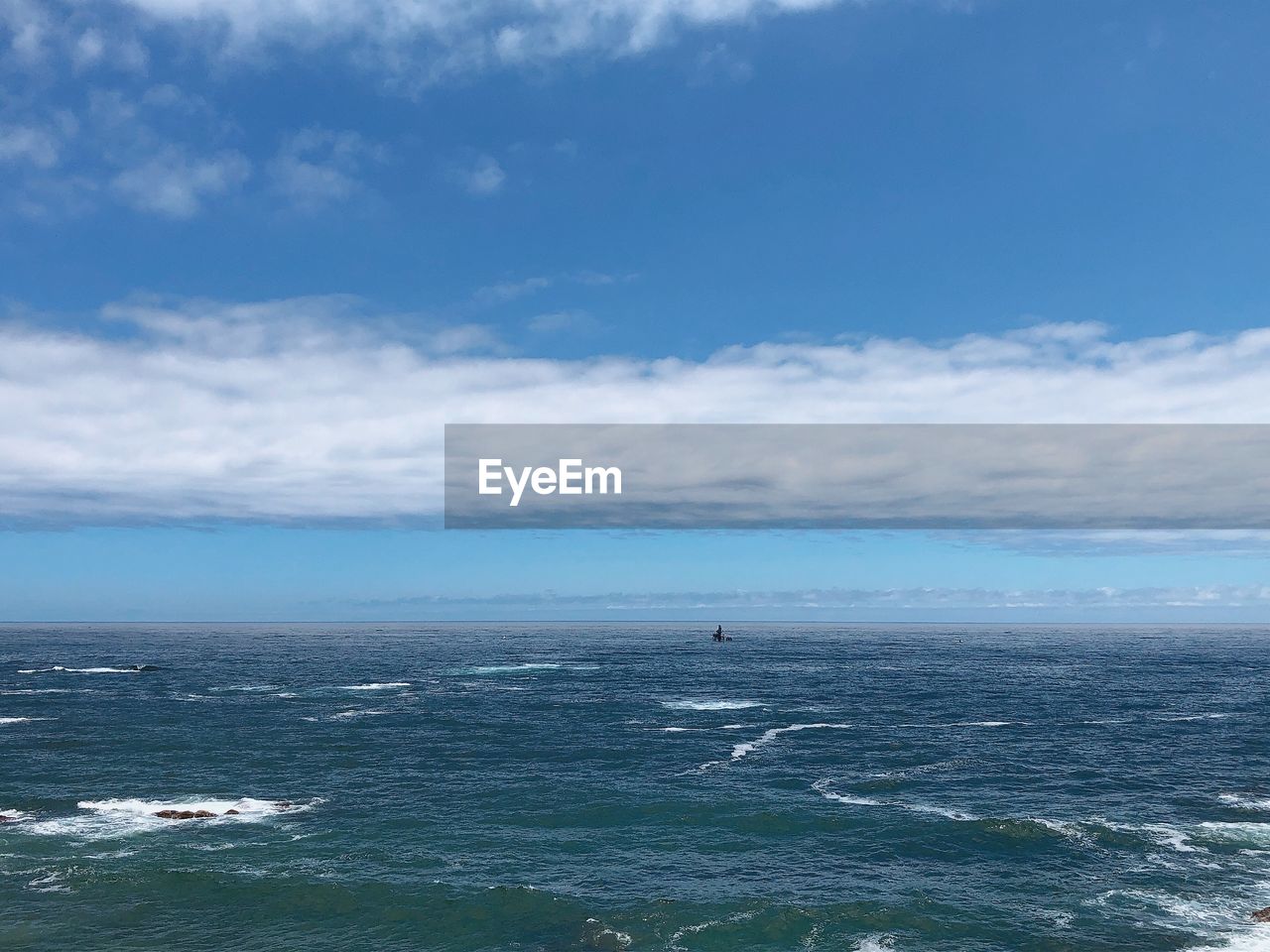 aerial view of sea against sky