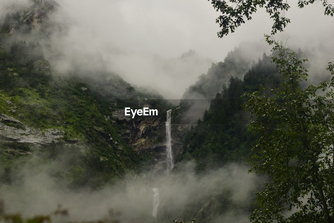 SCENIC VIEW OF WATERFALL