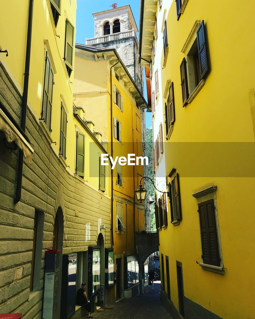 View of residential buildings gardasee