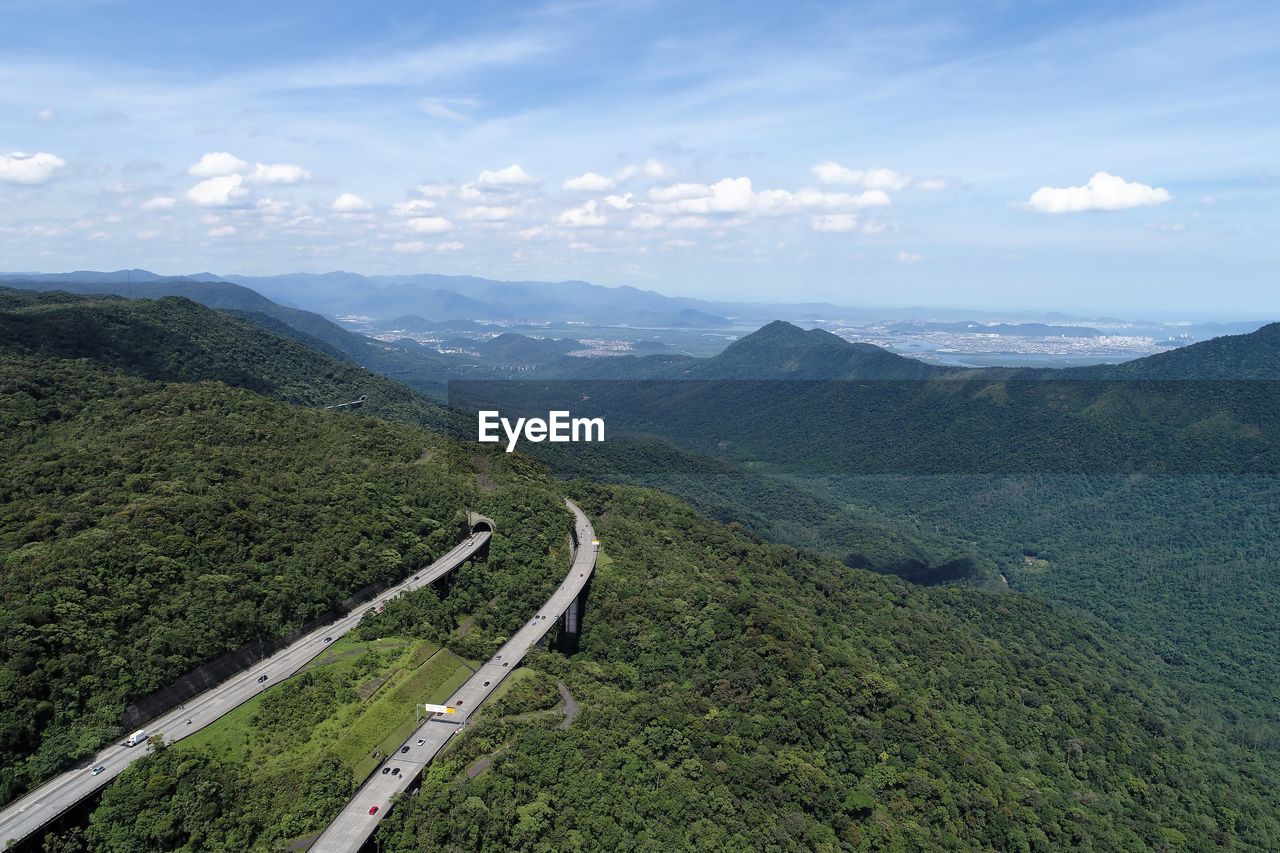 Panoramic view of landscape against sky