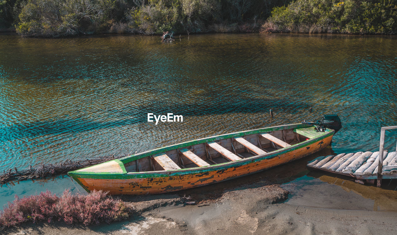 boat in lake