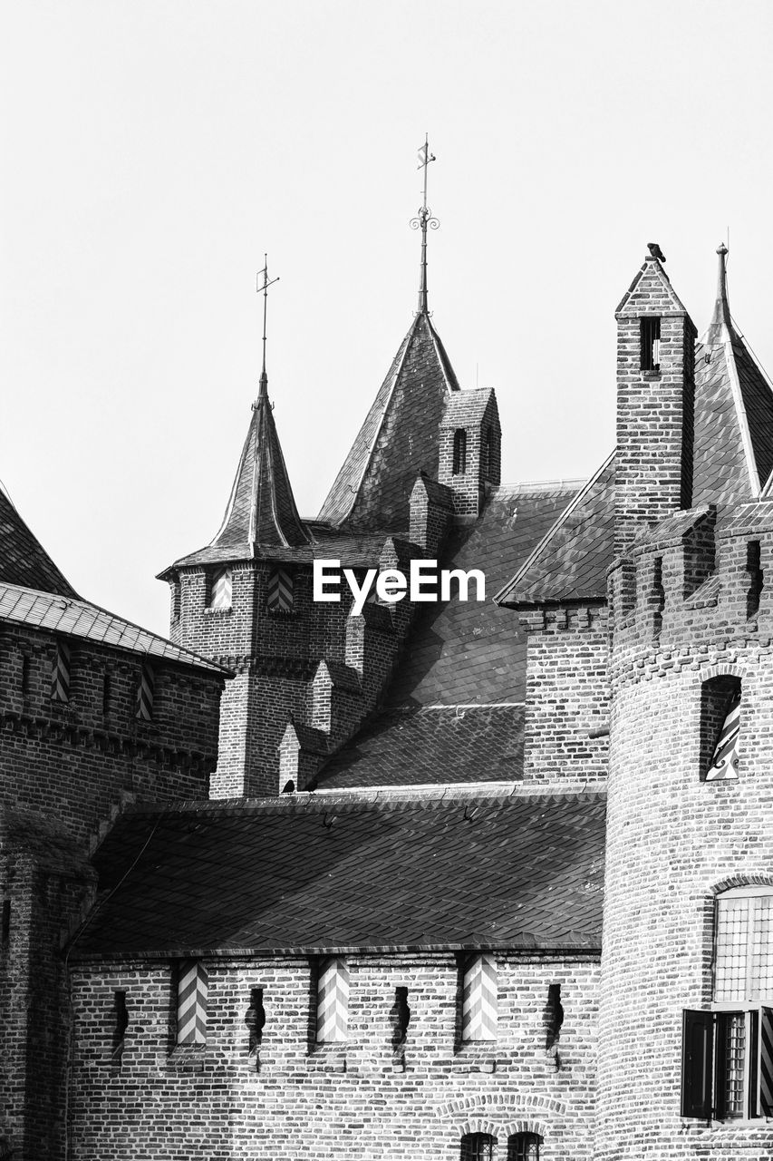 Muiderslot castle against clear sky