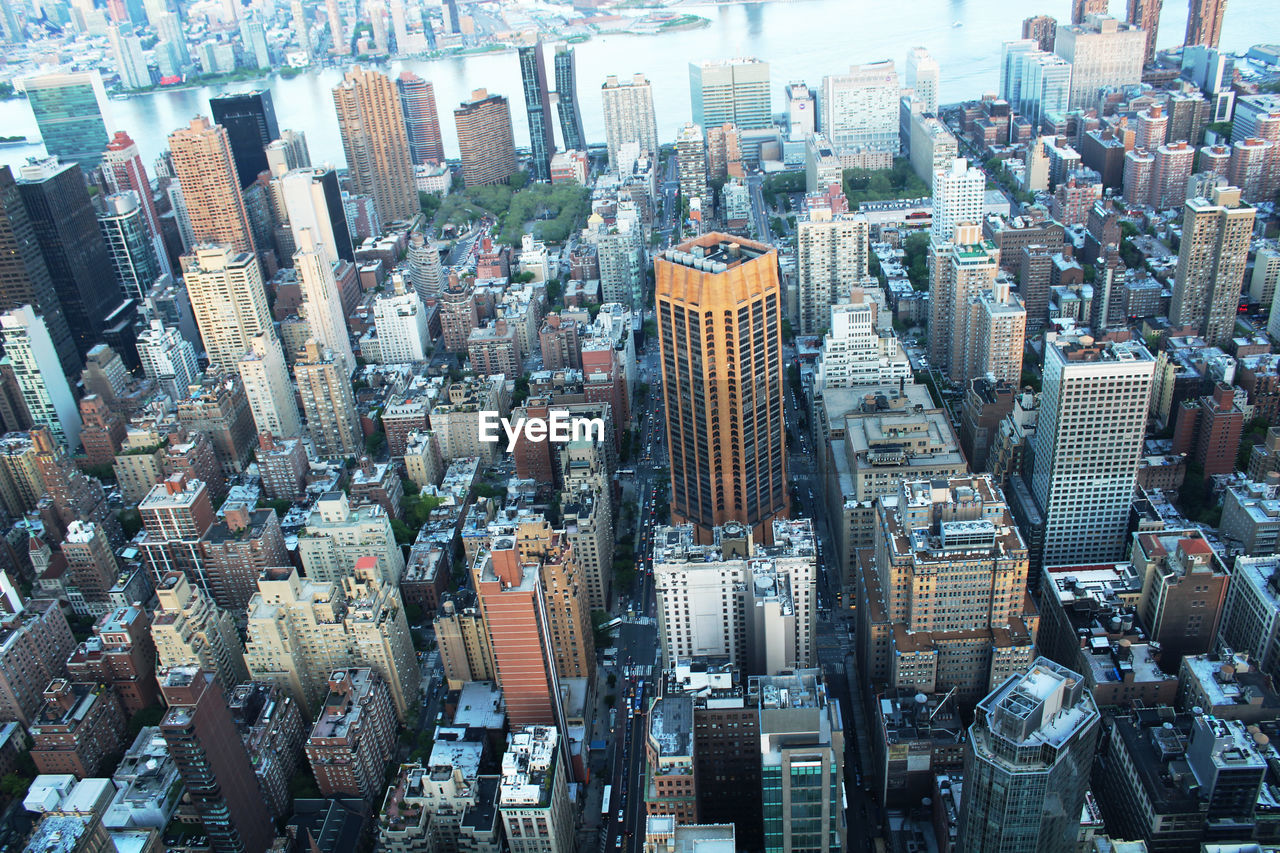 AERIAL VIEW OF CITY BUILDINGS