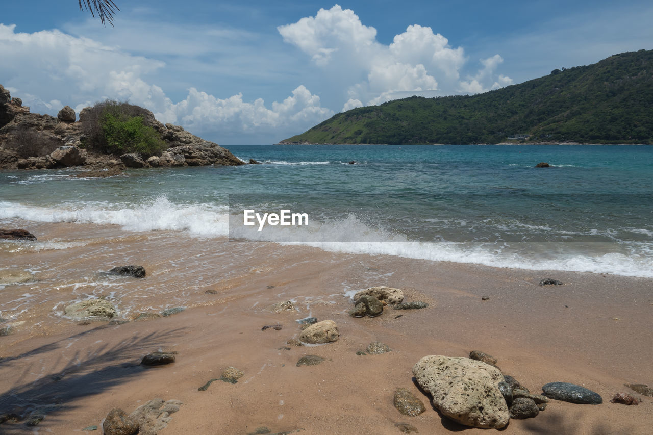 SCENIC VIEW OF BEACH AND SEA AGAINST SKY