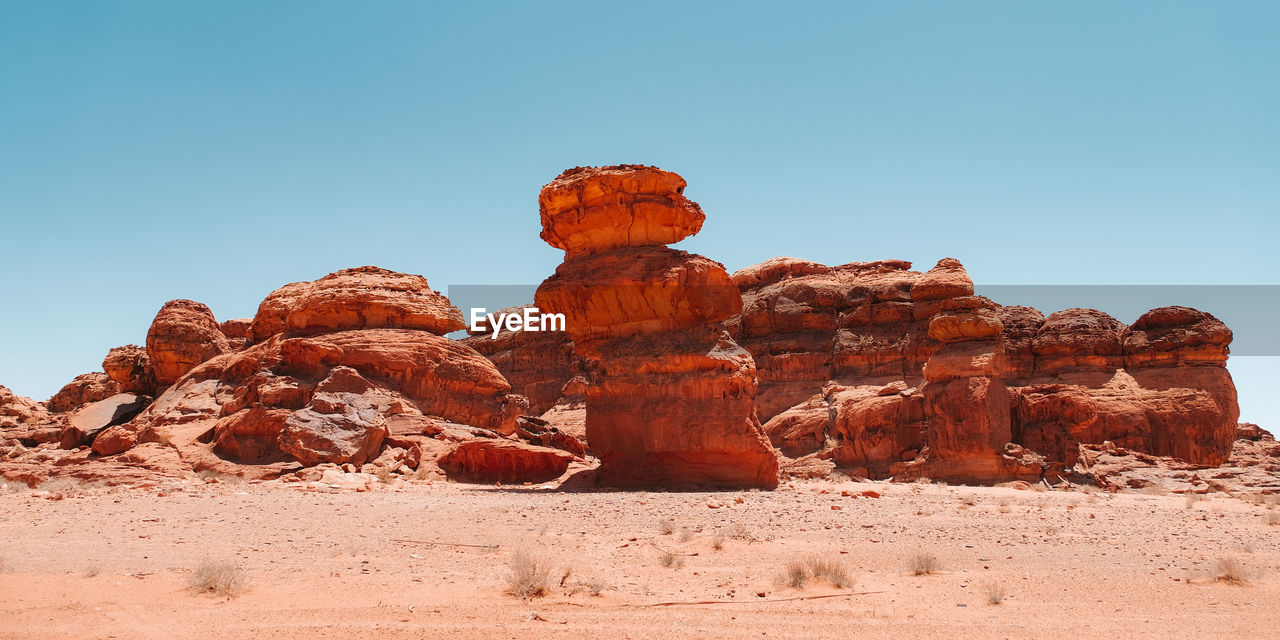 rock formations in desert