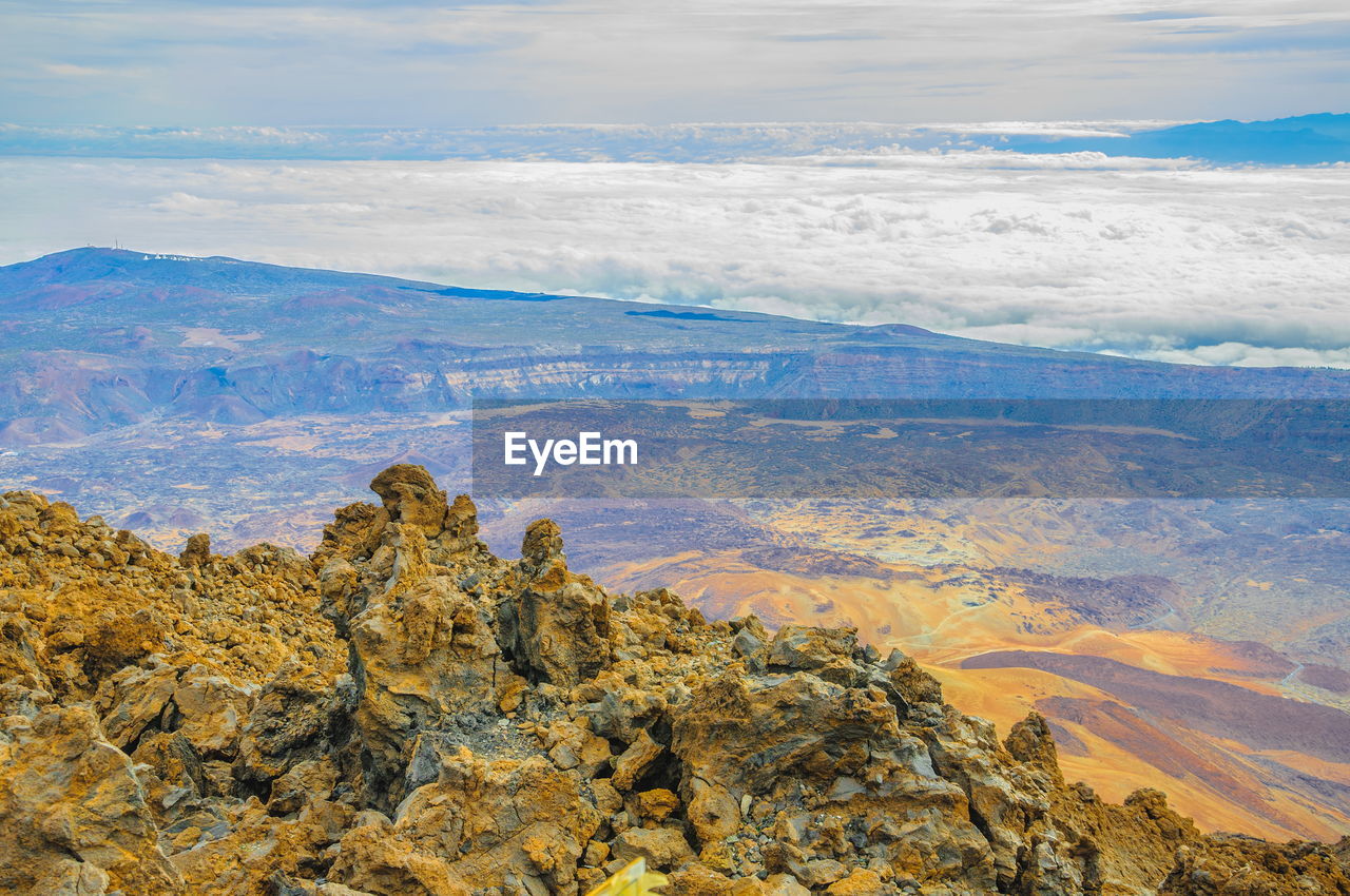 SCENIC VIEW OF ROCKY MOUNTAINS AGAINST SKY