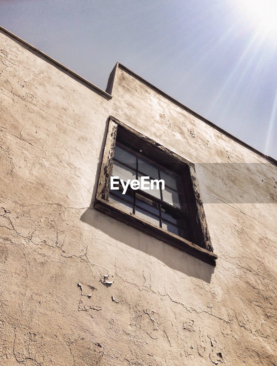 Low angle view of building against sky