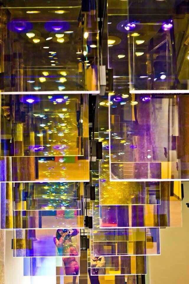 COLORFUL LIGHTS ON THE WALL