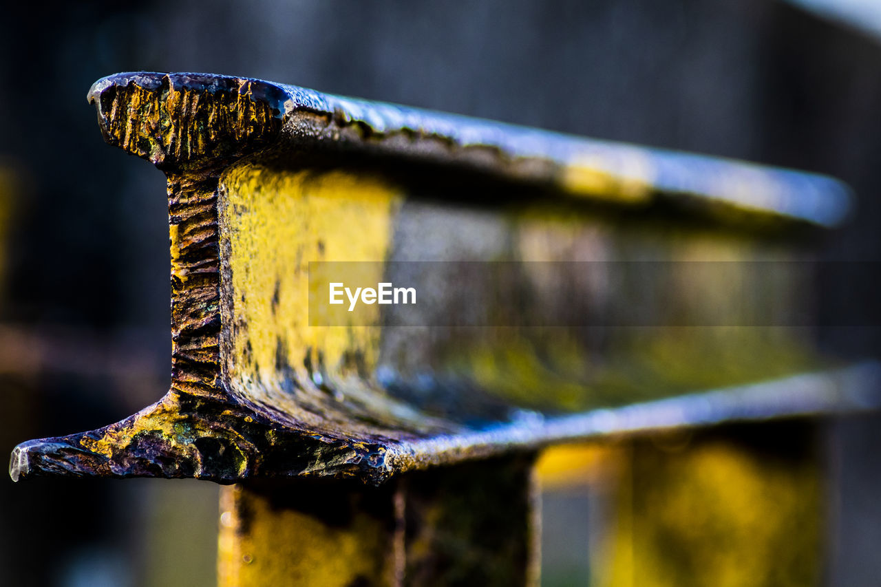 Close-up of rusty metal
