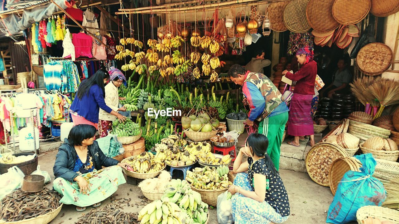 VIEW OF MARKET STALL FOR SALE