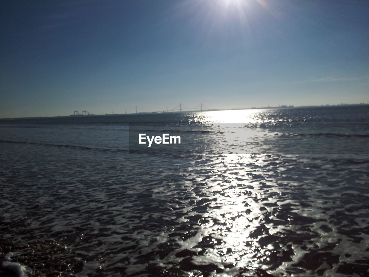 VIEW OF SEA AGAINST CLEAR SKY