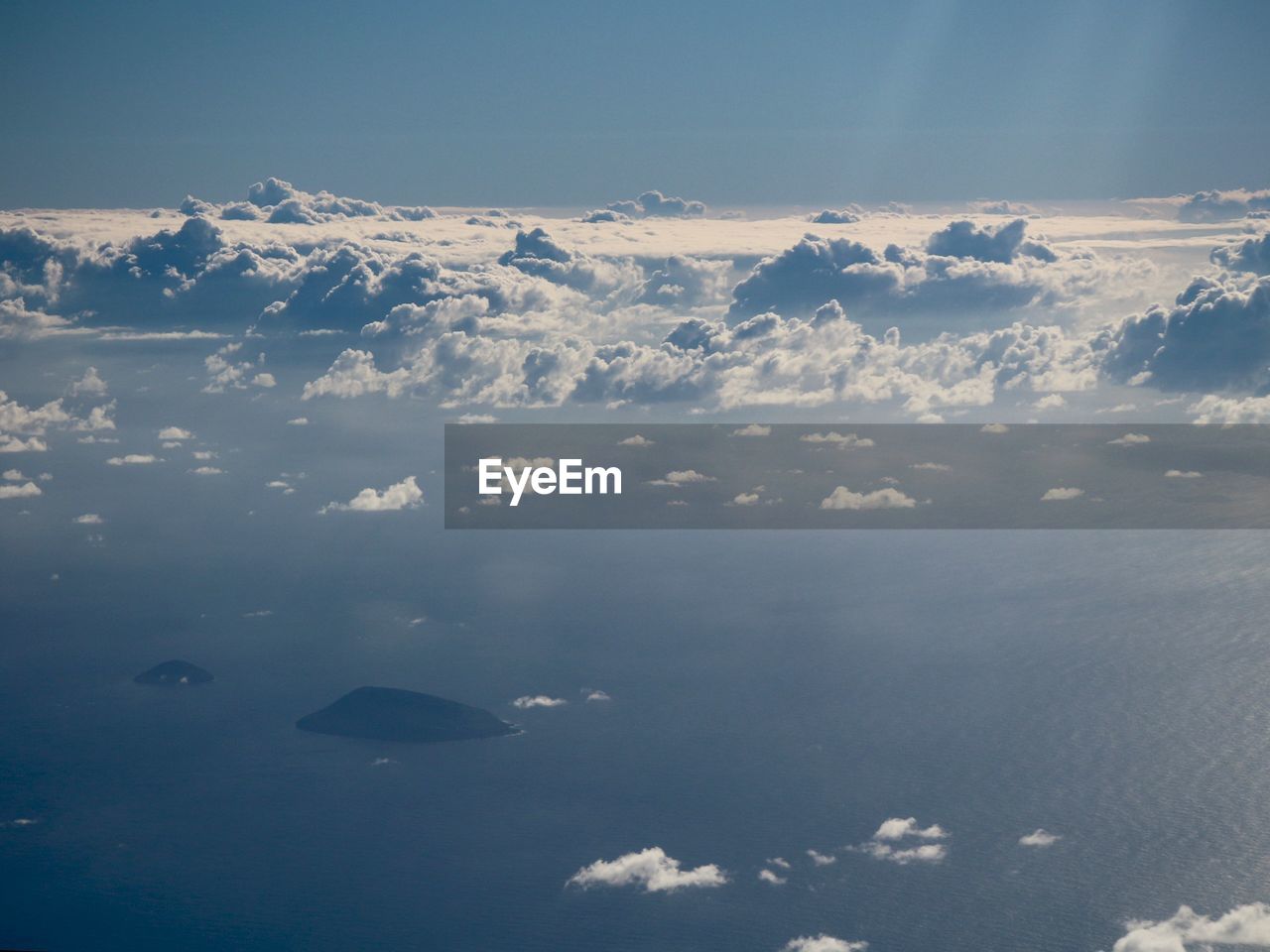 Aerial view of cloudscape against sky