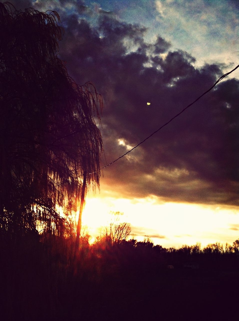 Scenic view of sunset