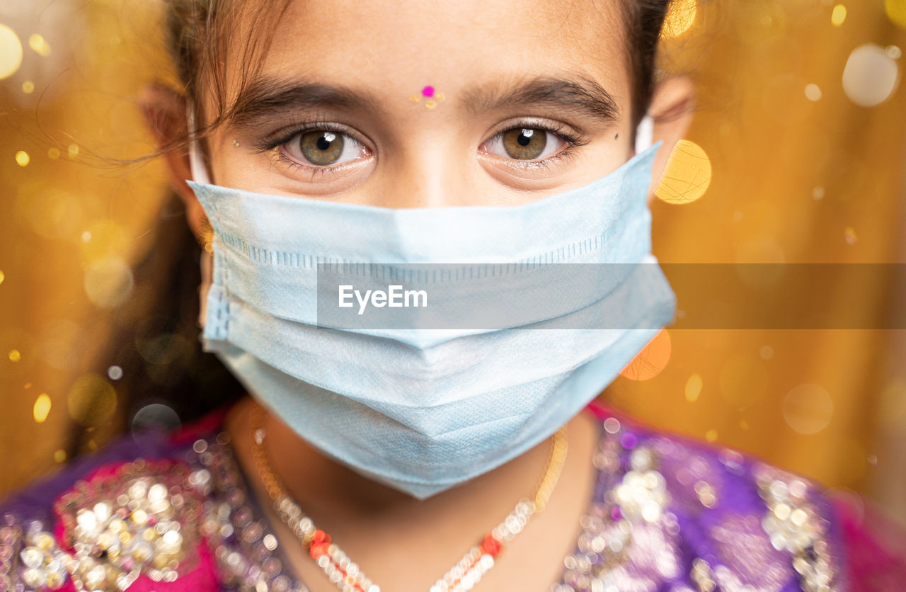 CLOSE-UP PORTRAIT OF A GIRL WITH OPEN