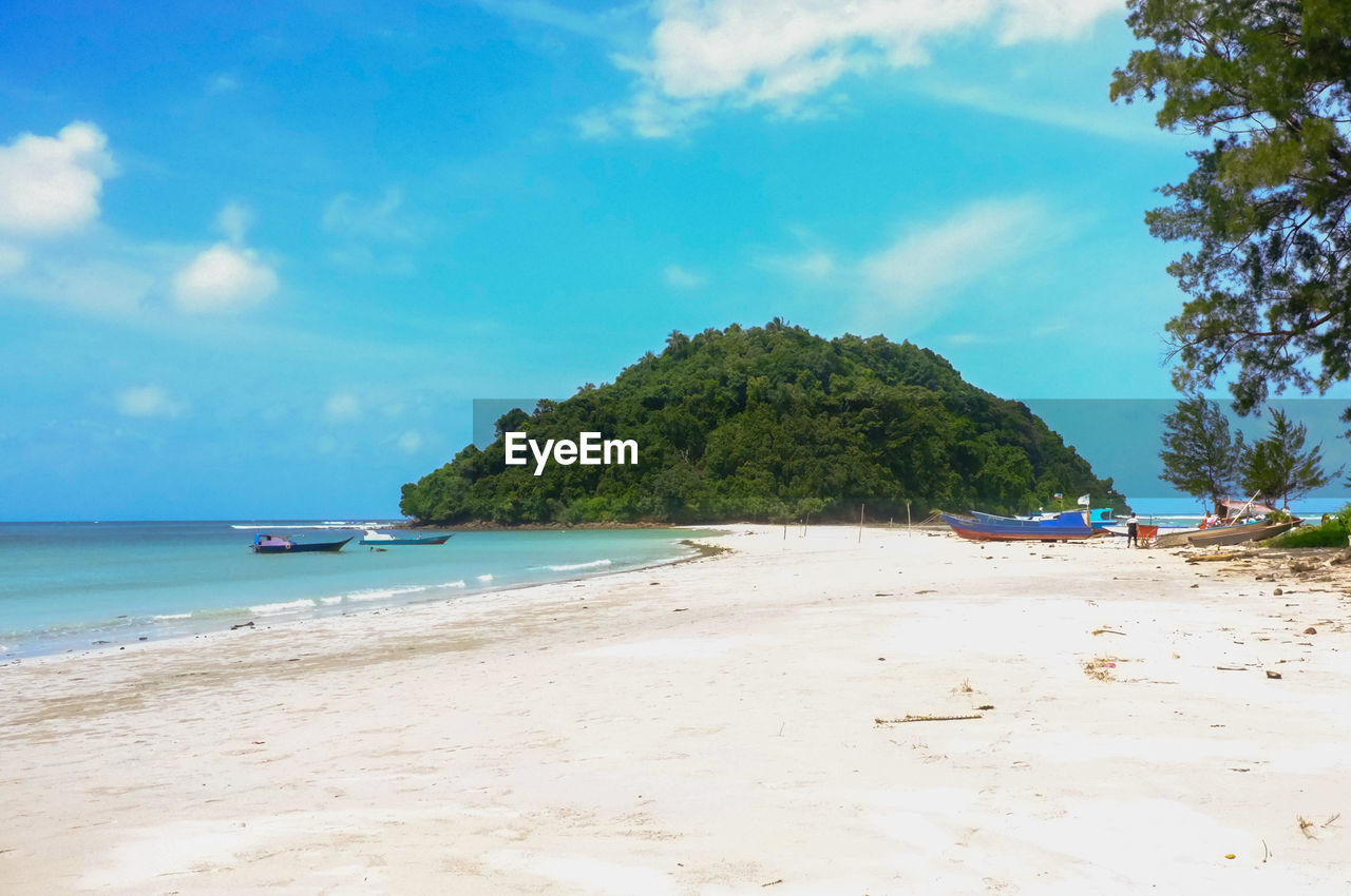 VIEW OF BEACH AGAINST SKY