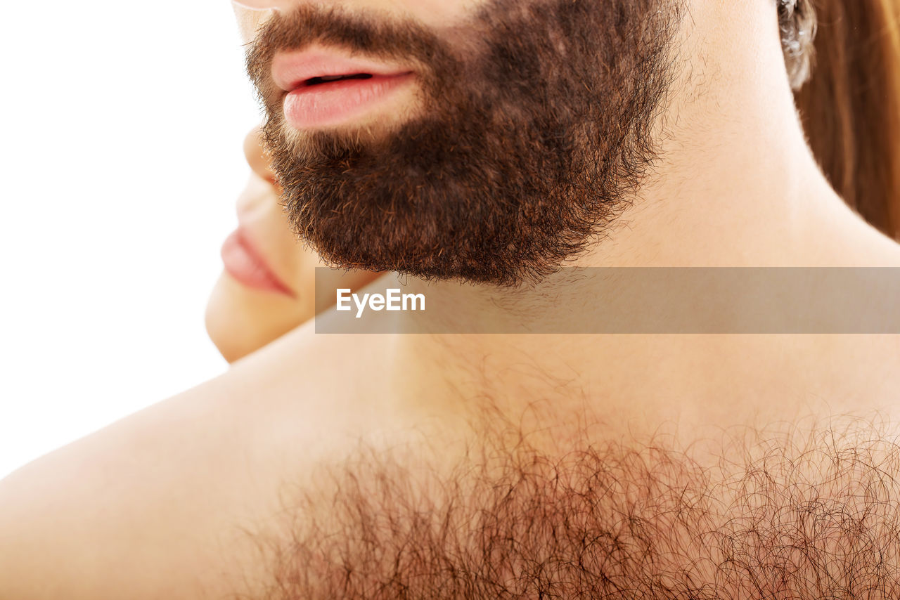 Midsection of couple