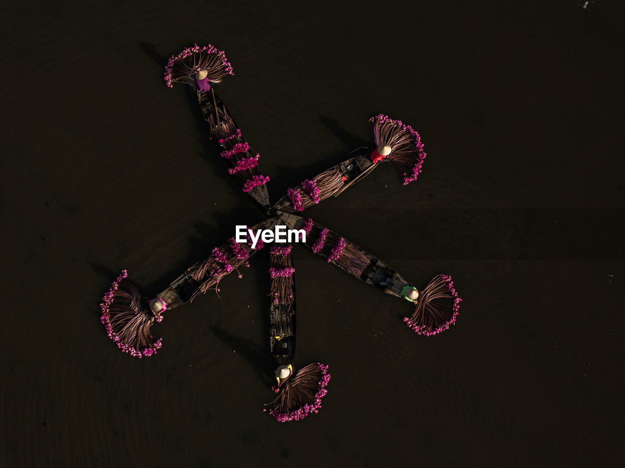 pink, no people, indoors, creativity, high angle view, purple, decoration
