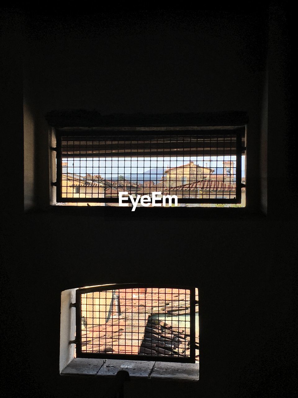 Lucca, itally seen through window