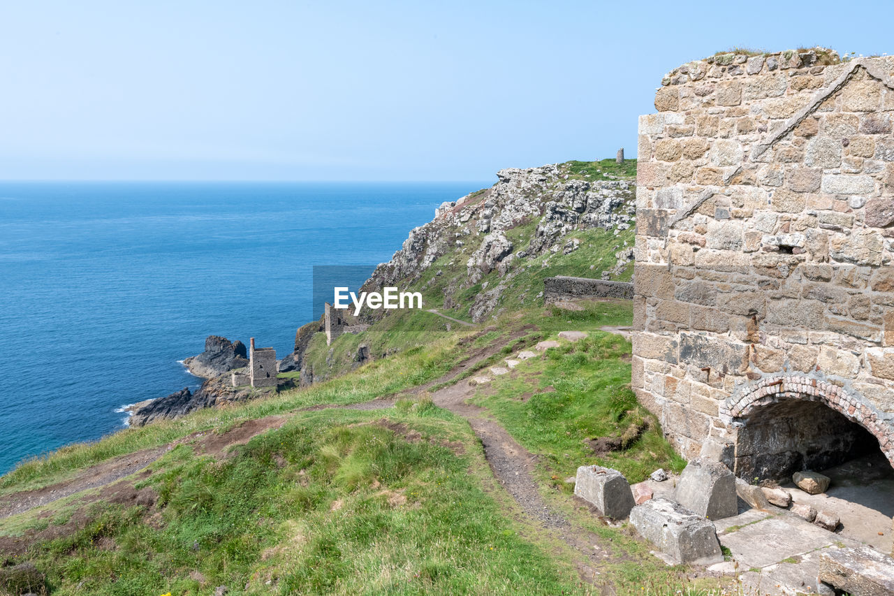 The crowns engine houses at botallack mine in cornwall