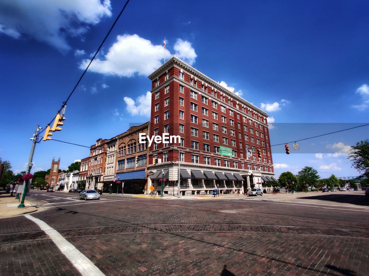 Low angle view of building against sky