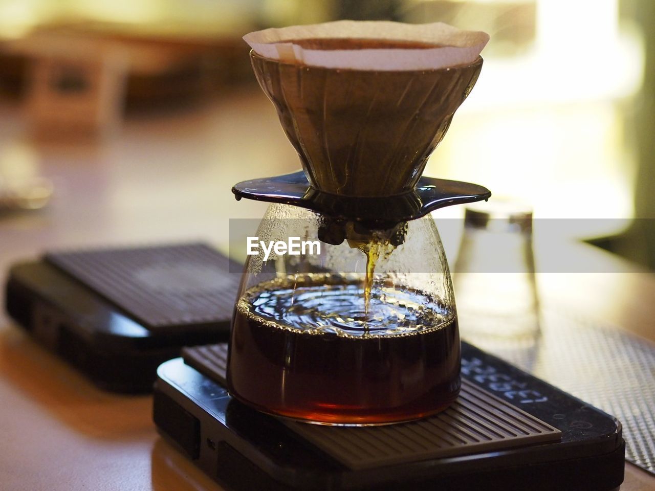 Close-up of coffee in kettle