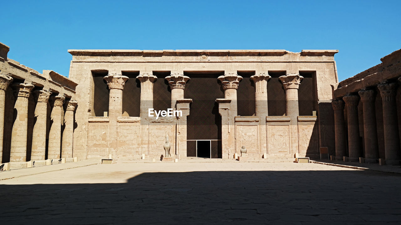 LOW ANGLE VIEW OF COLONNADE