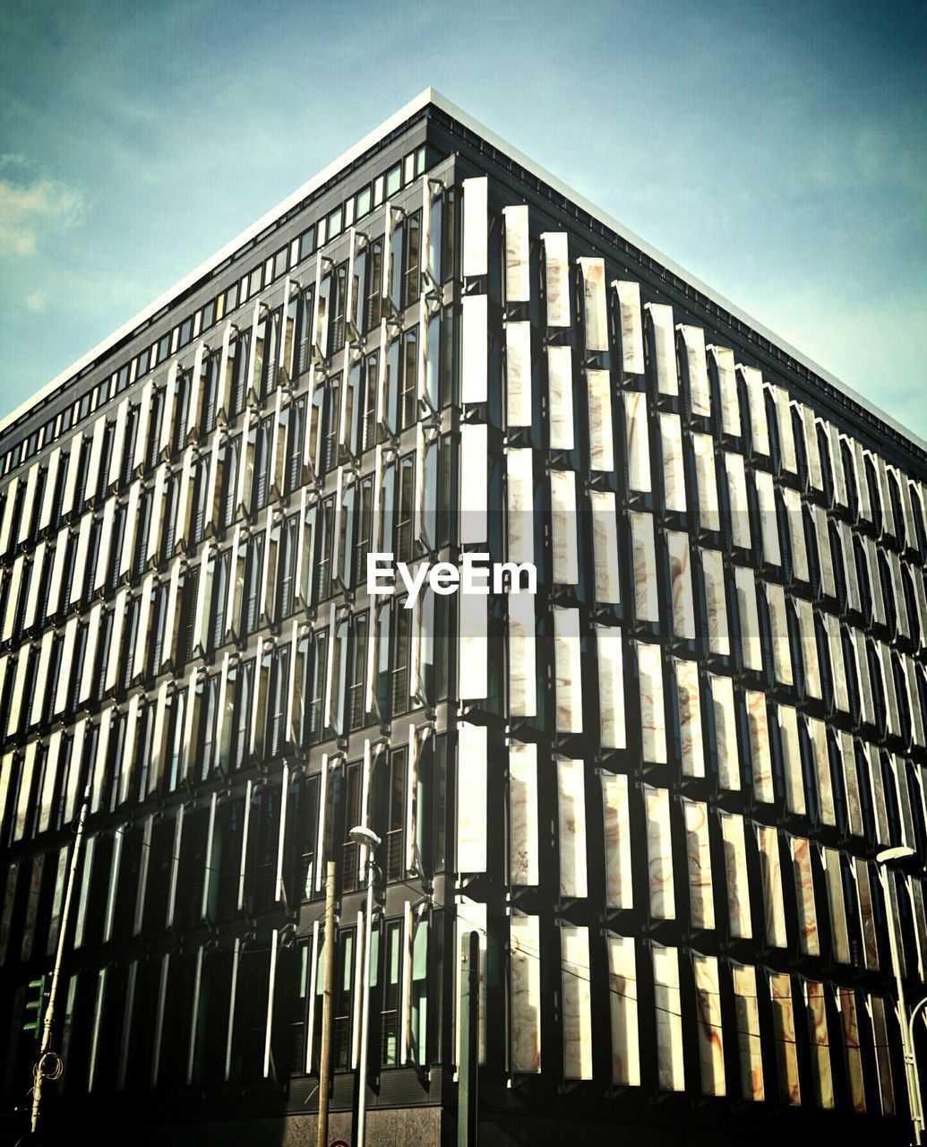 LOW ANGLE VIEW OF MODERN BUILDINGS