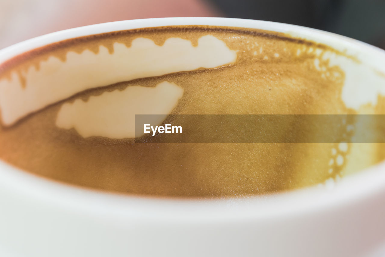 Close up of tea cup