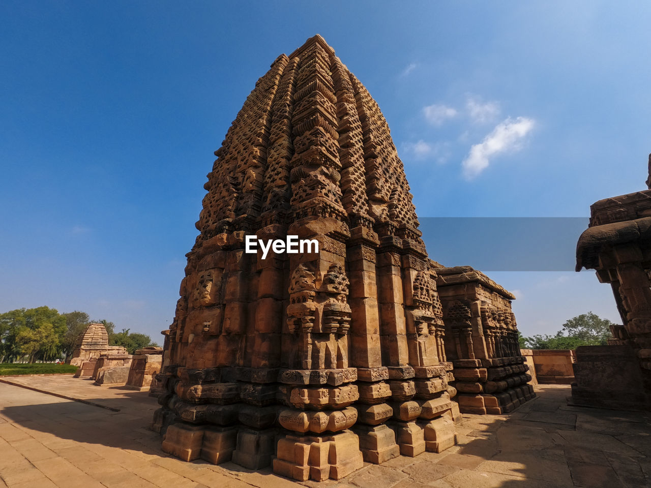 TEMPLE AGAINST SKY