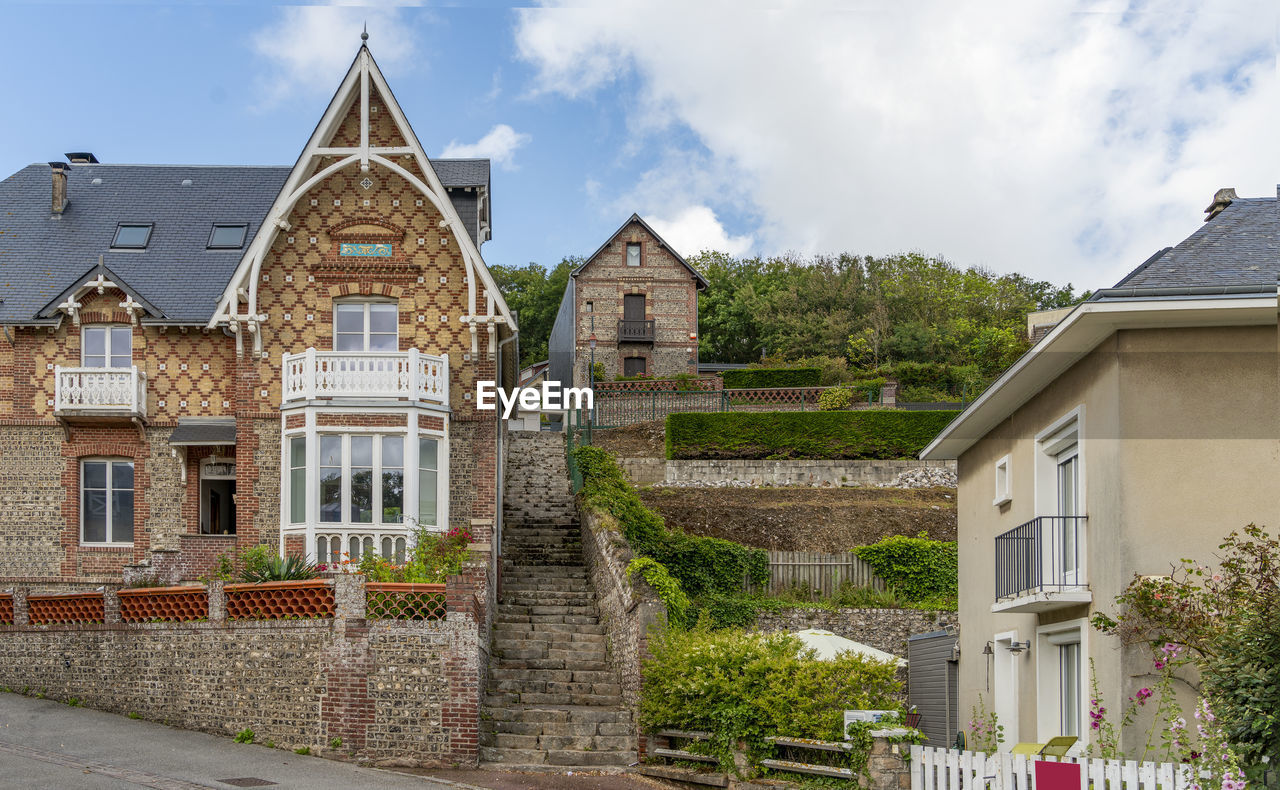 Scenery at veules-les-roses, a commune in the seine-maritime department in the normandy