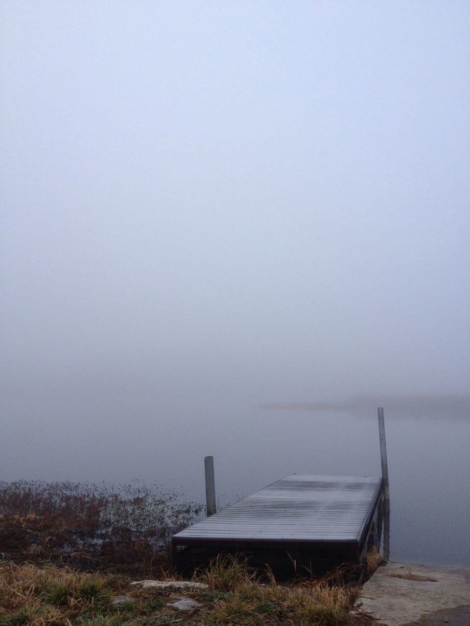 Pier on lake