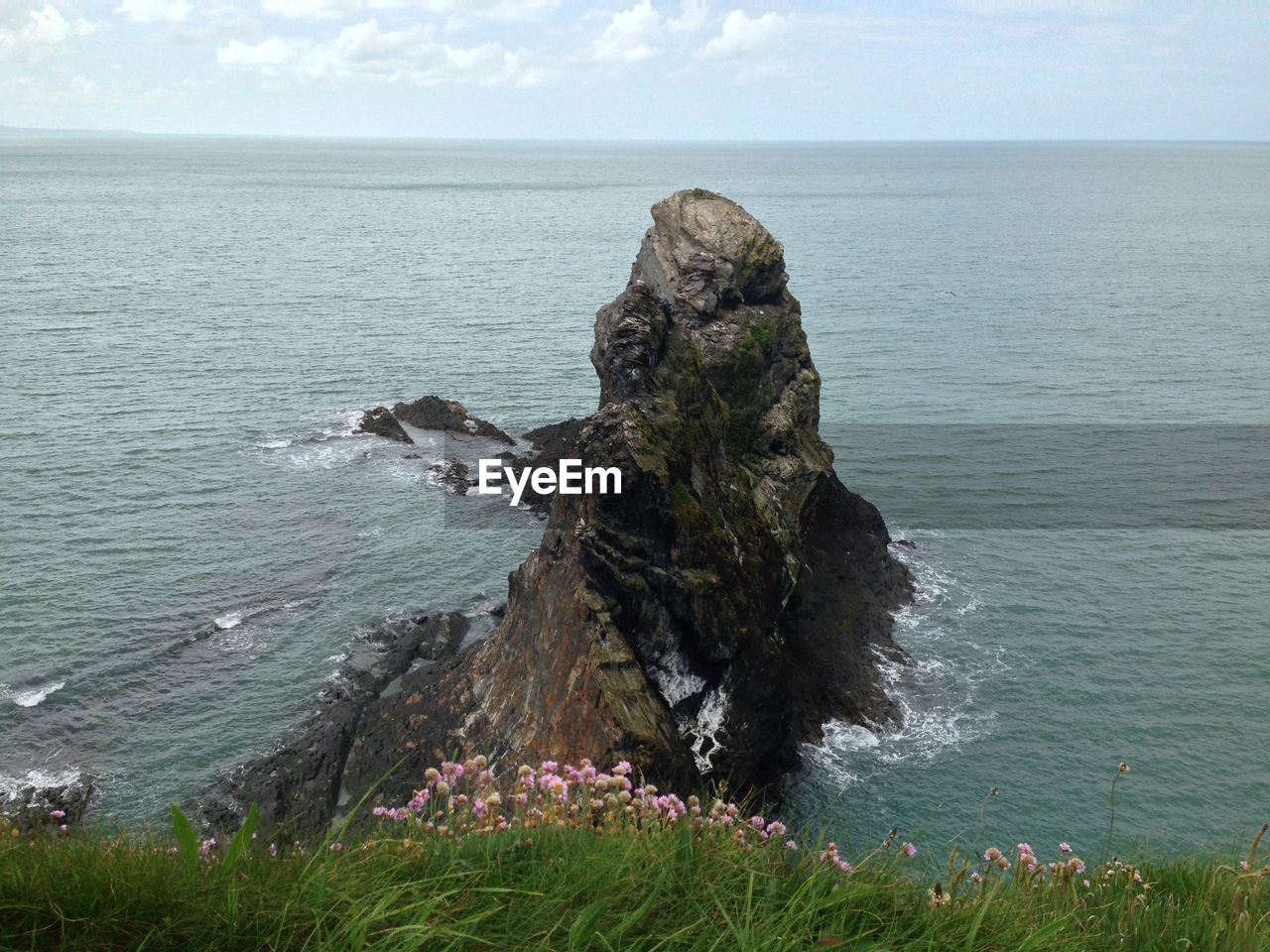 Rock formation at sea