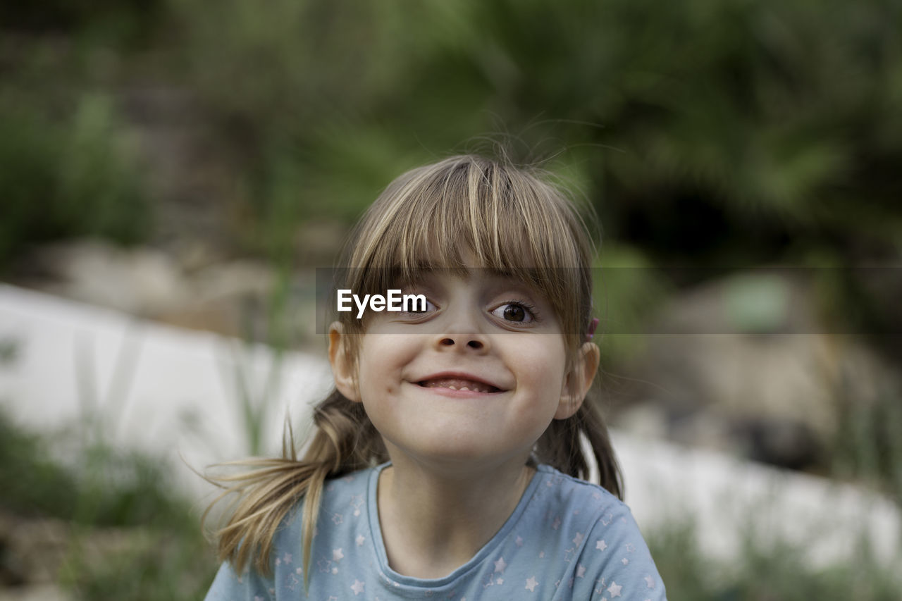 Portrait of a smiling girl