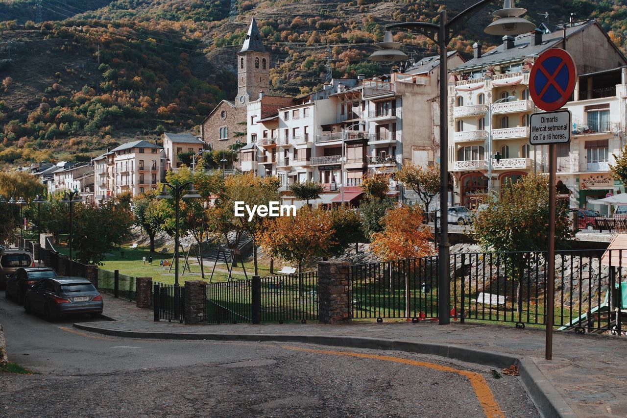 View of buildings in city