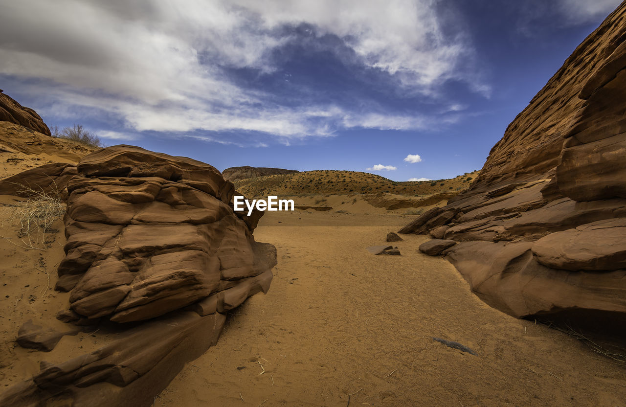 Panoramic view of landscape against sky