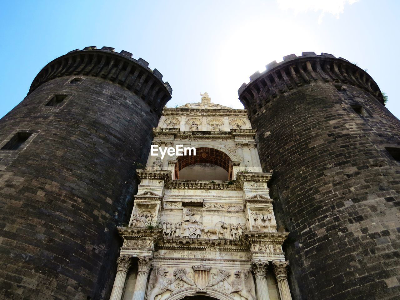 LOW ANGLE VIEW OF OLD BUILDING